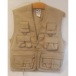 Uncle Milty Fishing Touring Photography Travel Tactical Vest‎ Khaki - Size L